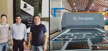 Keraglass instala com grande sucesso o quarto forno de têmpera na Vidriocar (Paraguai) Keraglass